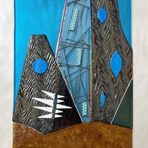 Silos on Mars (20" x 16")